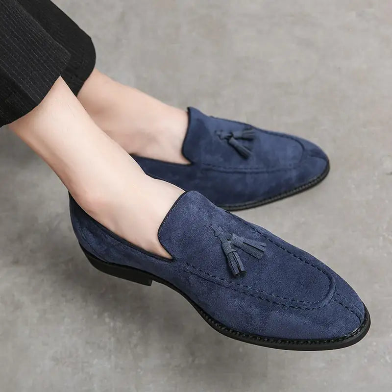 zapatilla Tassel Leather Loafers For Men