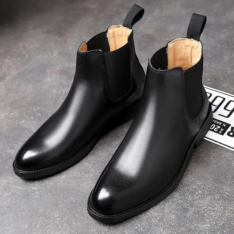 zapatilla Elegant Chelsea Leather Boots for Men