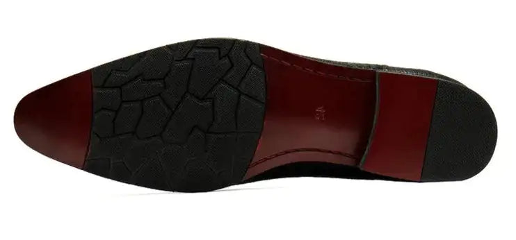 zapatilla Croso Elegant Red Bottom Leather