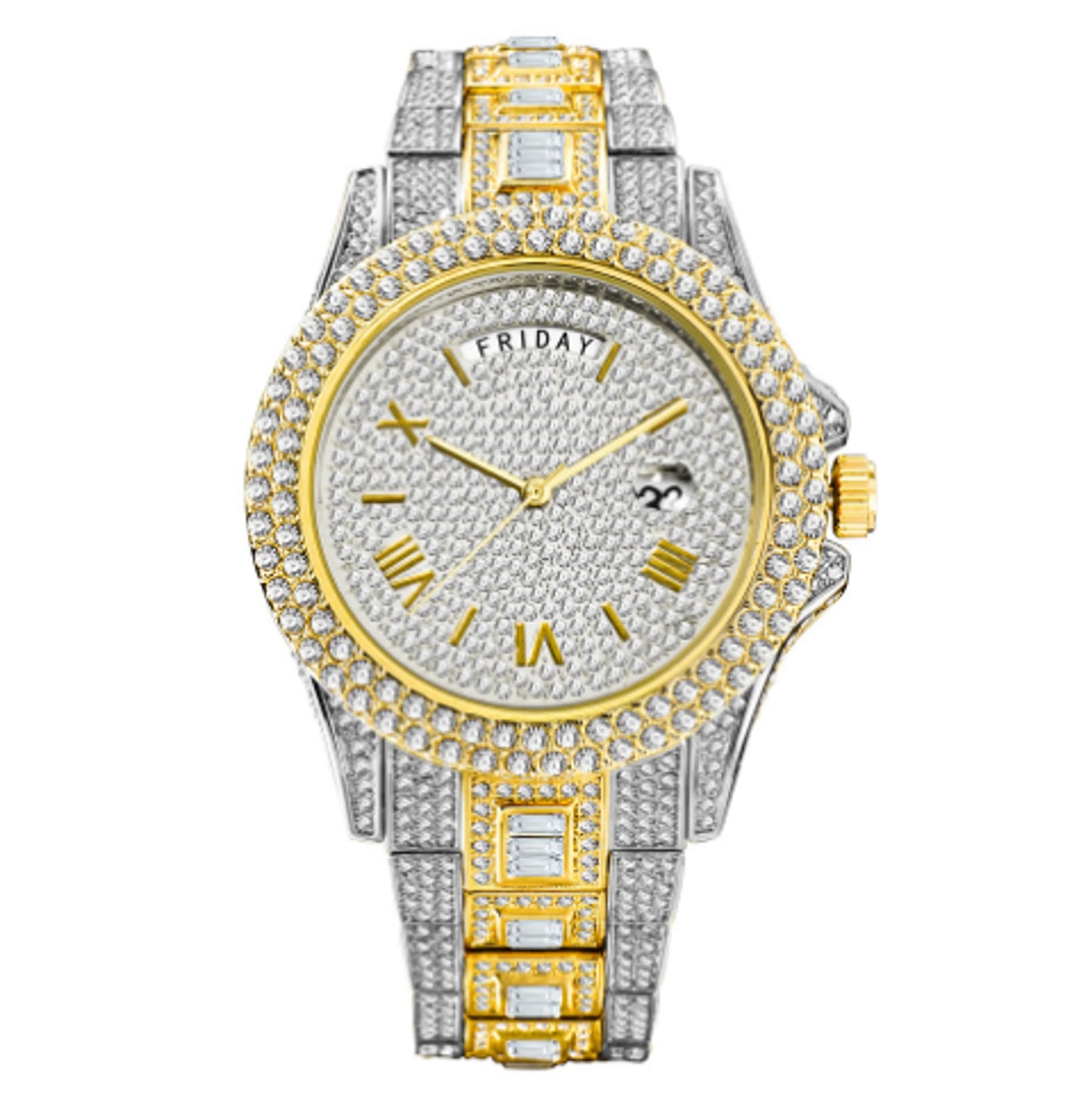 Masculino Diamond Quartz Watches