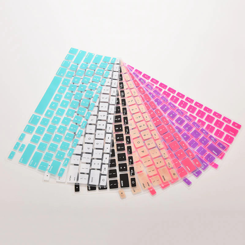 Candy Colors Silicone Keyboard Cover Sticker