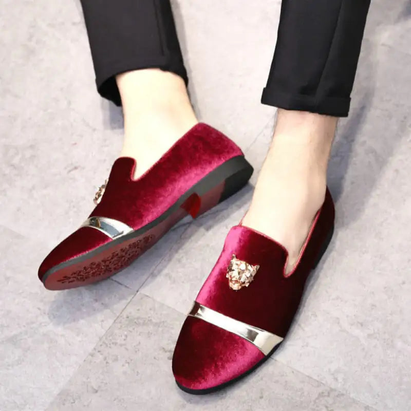 zapatilla il Leone - Italian Style Red bottom Leather Loafers for Men