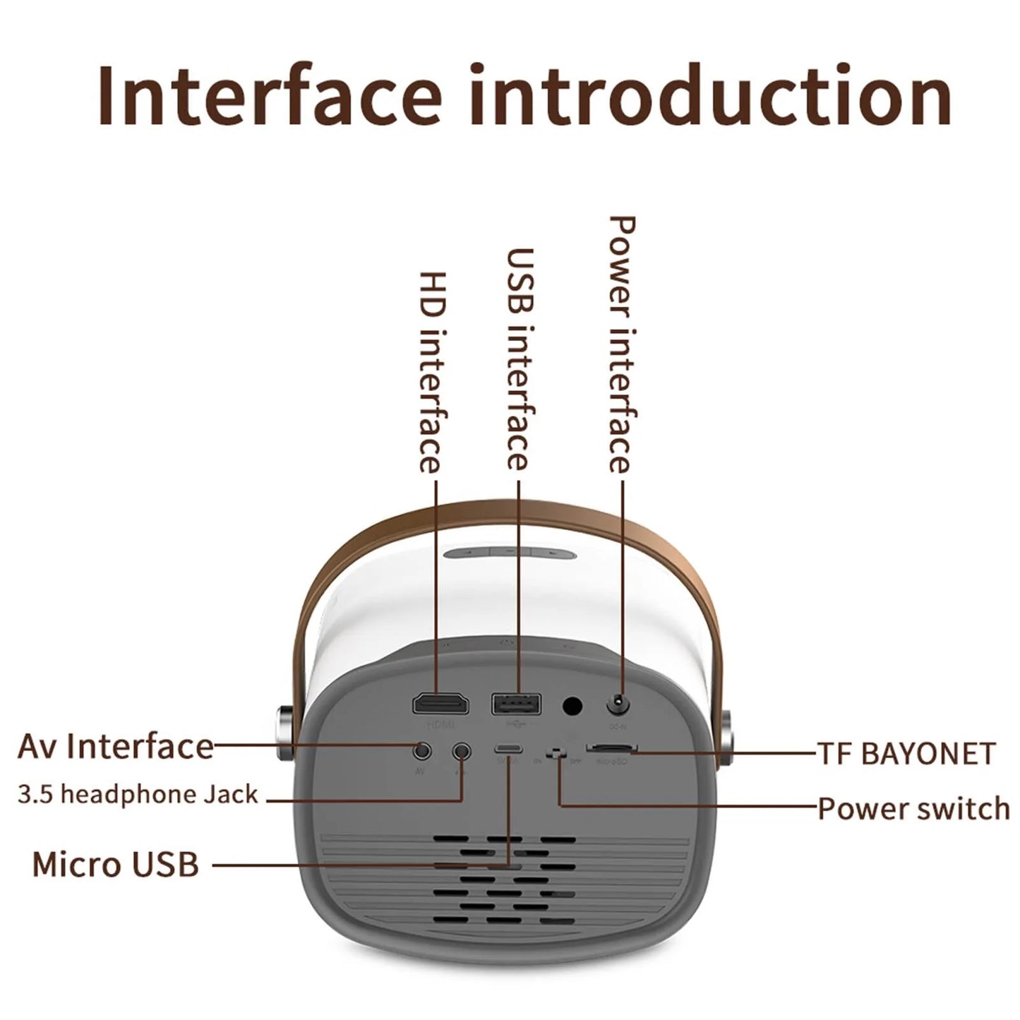 Mini Portable Video Beamer Projector