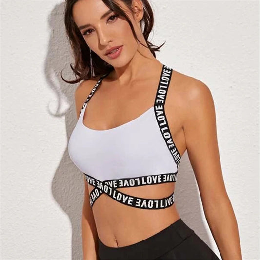 Sexy Women's Sports Breathable Fitness Running Gather Quick-Drying Sexy Hollow Personality Beautiful Back Strap Yoga Bra