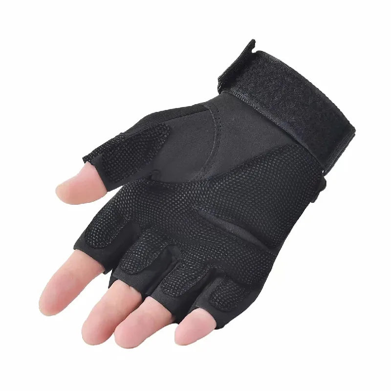 guantes gym  Fingerless Tactical Gloves Fitness Gym Sports Men Women Antiskid Anti-Slip Cycling Half Finger Male Tactical Gloves