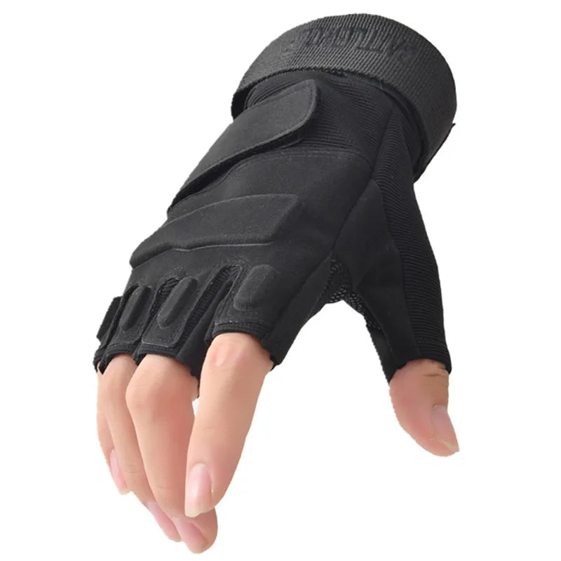 guantes gym  Fingerless Tactical Gloves Fitness Gym Sports Men Women Antiskid Anti-Slip Cycling Half Finger Male Tactical Gloves