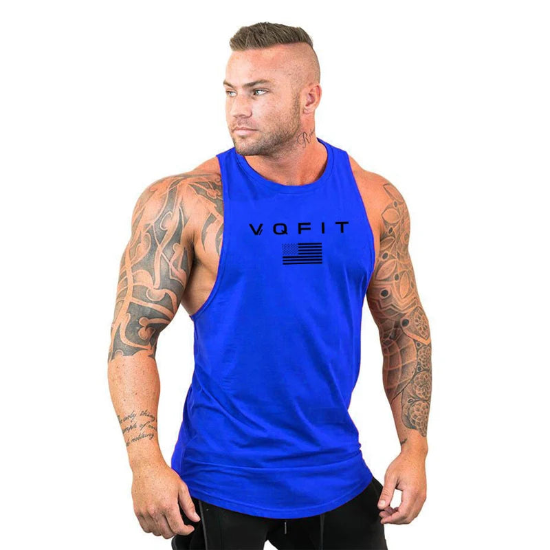 ropa fitness Mens tank tops shirt gym tank top fitness clothing vest sleeveless cotton man canotte bodybuilding ropa hombre man clothes wear