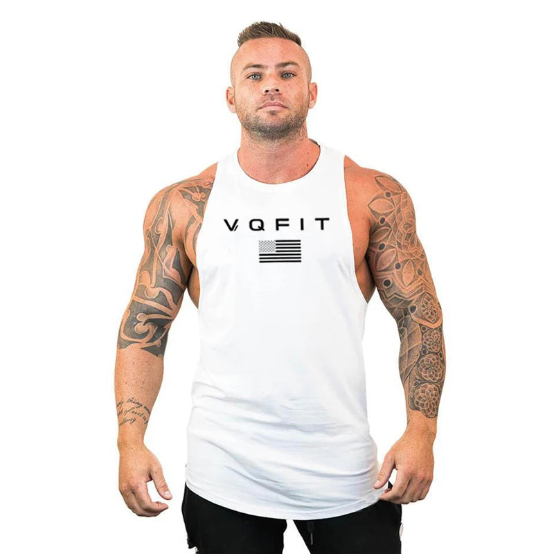 ropa fitness Mens tank tops shirt gym tank top fitness clothing vest sleeveless cotton man canotte bodybuilding ropa hombre man clothes wear