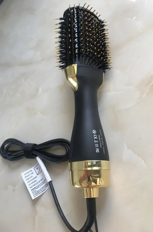 sechoir Electric Professional Hair Dryer Comb Infrared Negative Ion Hot Air Comb Straight Curling Hair Comb Hairdryer 0001