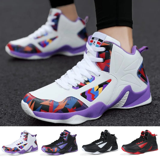 High Quality Mens Basketball Shoes Unisex Sports Shoes Cushioning Non-Slip Wearable Athletic Male Boots Boys Sneakers EUR 35-46