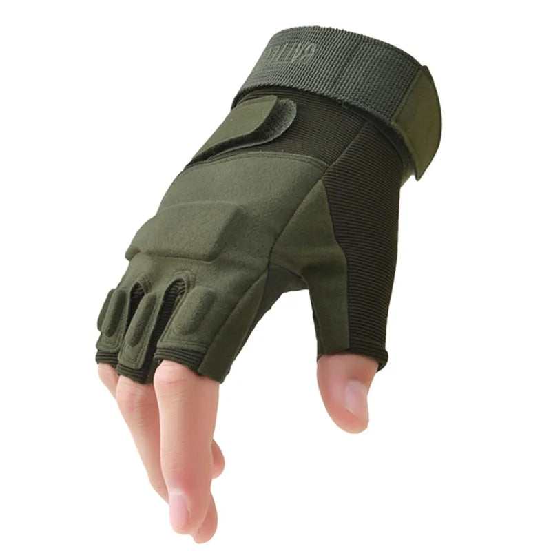 guantes gym  Fingerless Tactical Gloves Fitness Gym Sports Men Women Antiskid Anti-Slip Cycling Half Finger Male Tactical Gloves