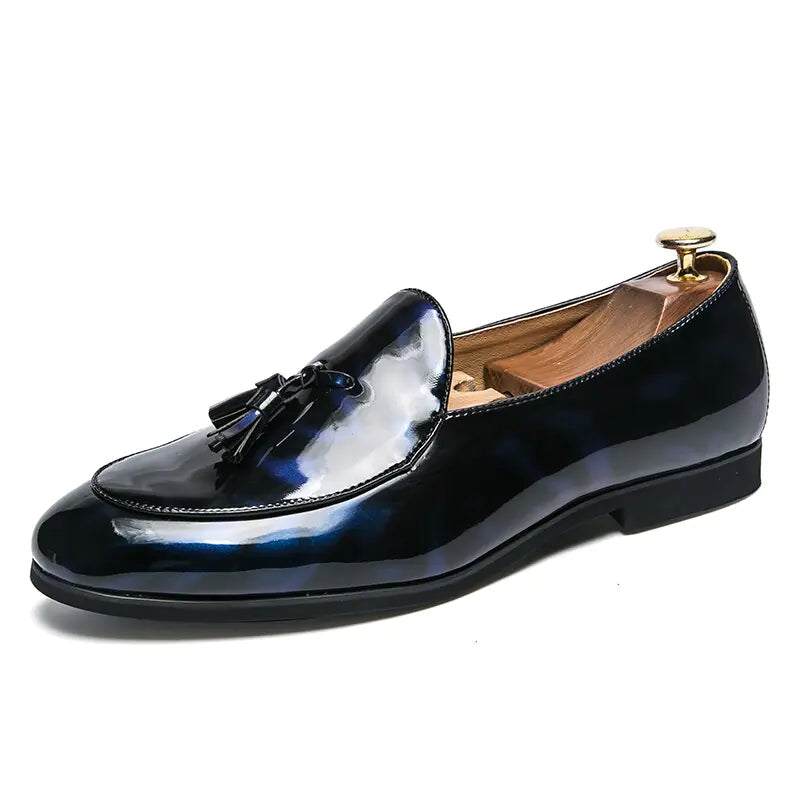 zapatilla il Lussone - Italian Style Patent Leather Loafers for Men