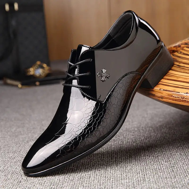 zapatilla The Bariese New Italian Style Leather Shoes For Men