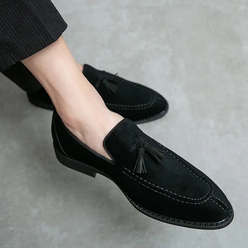 zapatilla Tassel Leather Loafers For Men