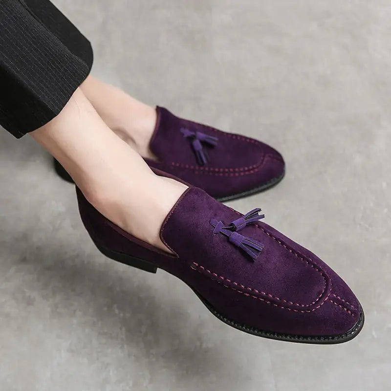 zapatilla Tassel Leather Loafers For Men