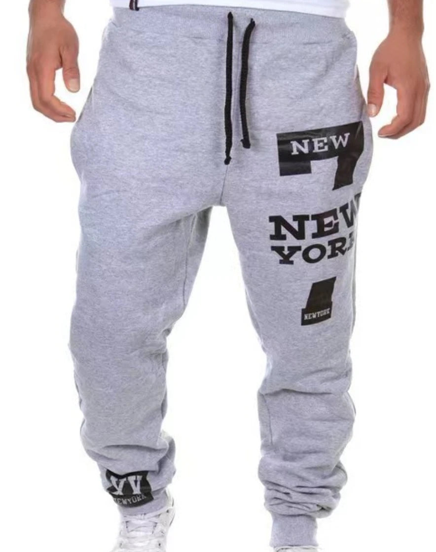 Pantalones informales para Hombre, ropa de calle con estampado de moda, estilo Hip Hop, K203