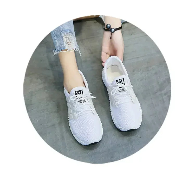 Tenis Feminino 2024 Women Tennis Shoes Outdoor Breathable Air Mesh Fitness Sneakers Walking Trainers Female Light Sport Shoes