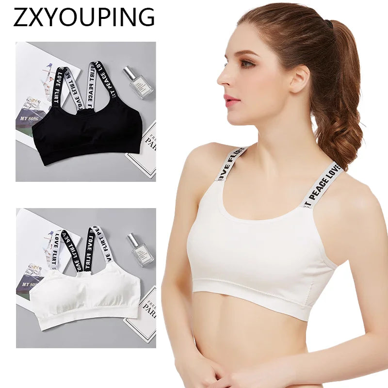 2PCS Women's Seamless Bras Fitness Sports Bra with Detachable Cups Gym Running Push Up Bralette Beautiful Back Top