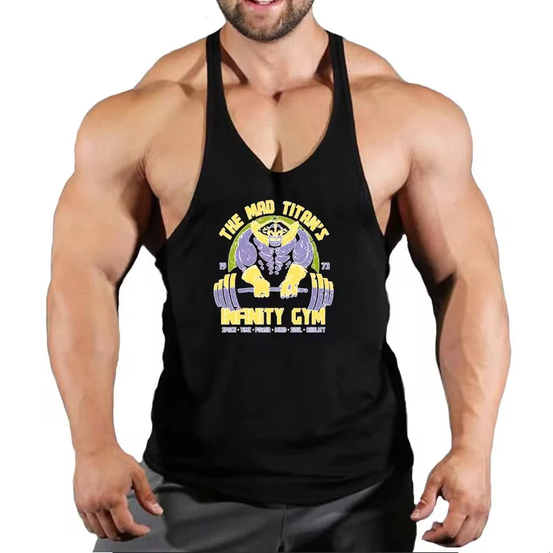 fitness pro ropa mens tank tops shirt gym tank top fitness clothing vest sleeveless cotton man canotte bodybuilding ropa hombre man clothes wear