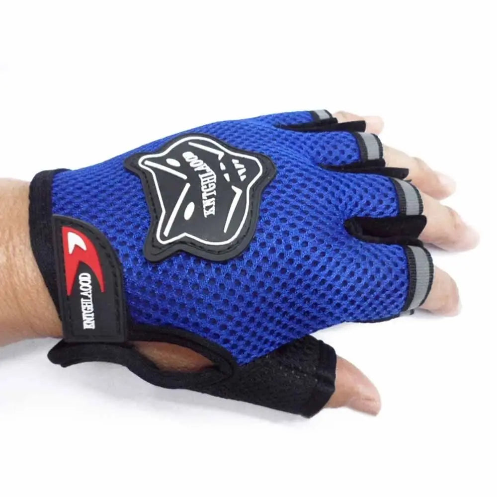 guantes gym  Kids Adult Half Finger Mesh Cycling Gloves Climbing Outdoor Sport Bicycle Bike Children Men Women Anti Slip Breathable Glove