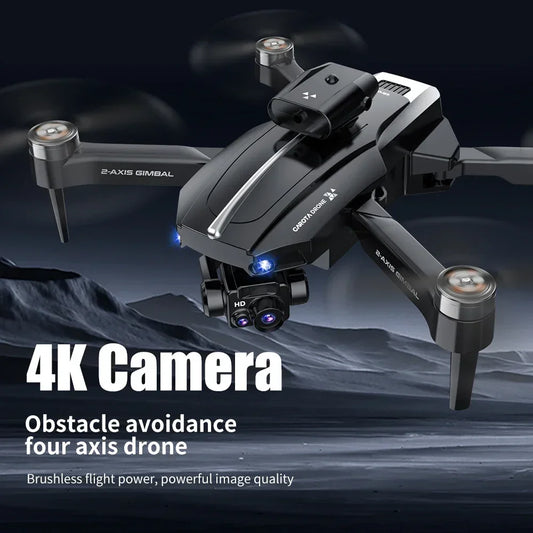 drone CS-12 Drone 4K Professional HD Camera 8K Photography Dron No GPS Foldable Quadcopter Obstacle Avoidance Brushless RC Toy