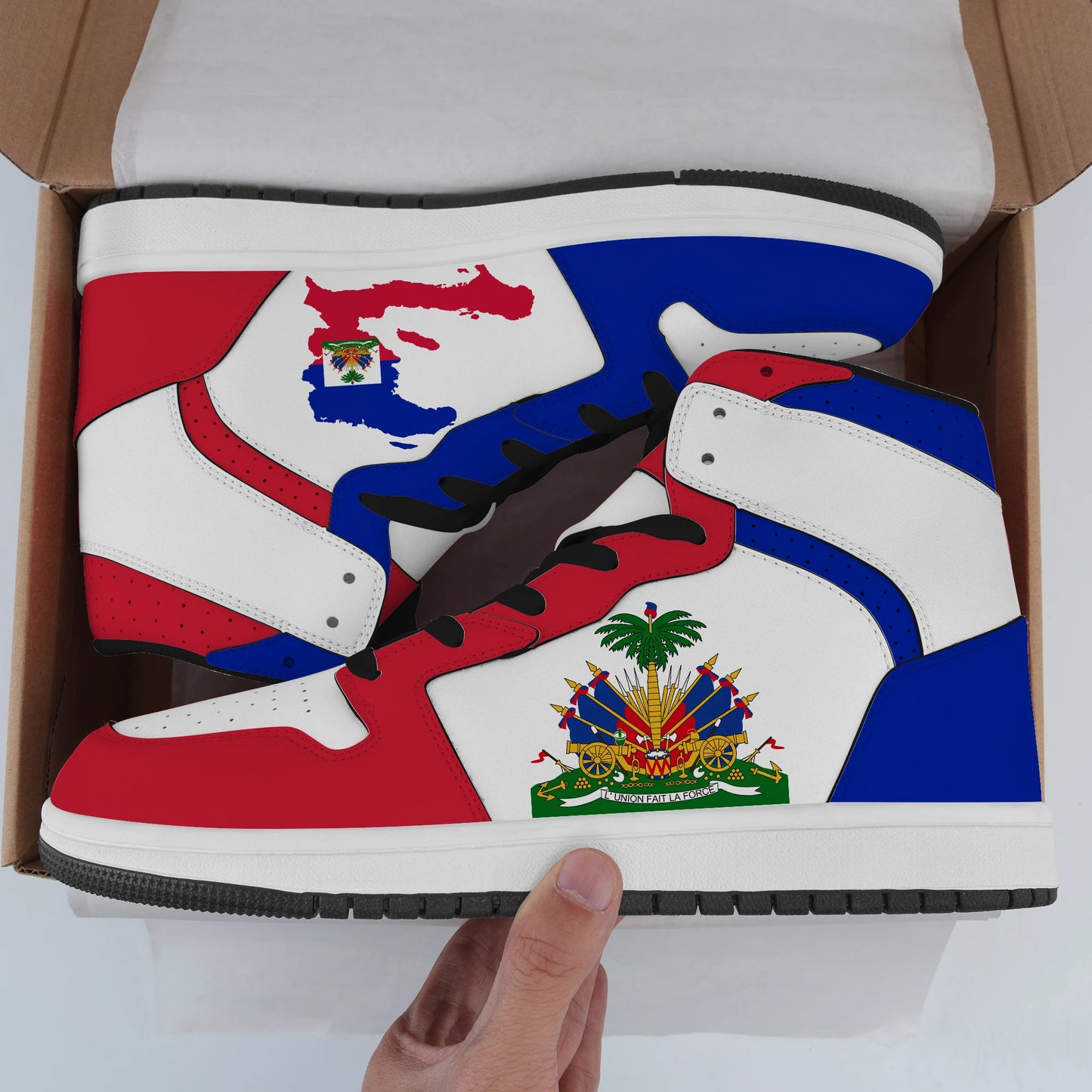 tenis flag haiti  Print On Demand Men Women Custom Sneaker Shoes Haiti Flag Custom Printing Free Shipping