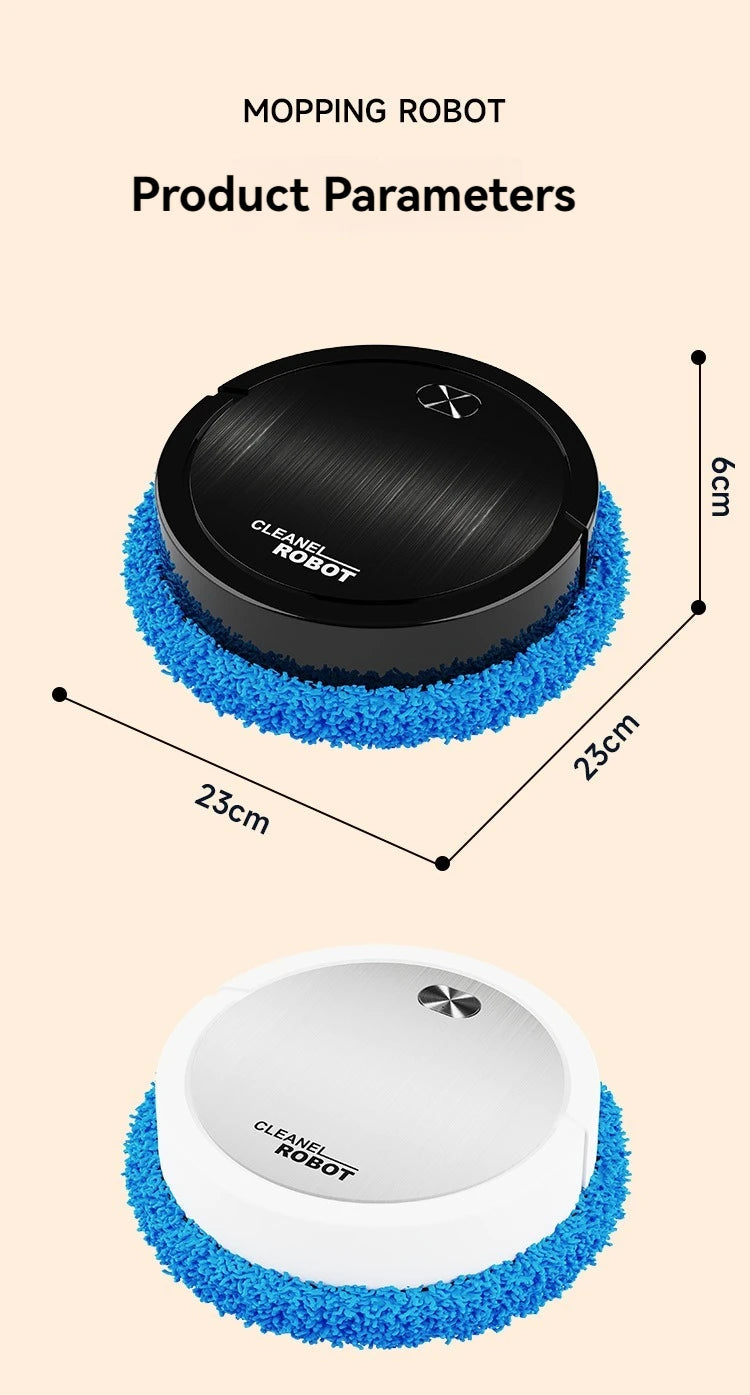 The New Generation of Intelligent Floor Mopping Robots Silent Floor Scrubber Cleaning Experts for Living Room and Kitchen