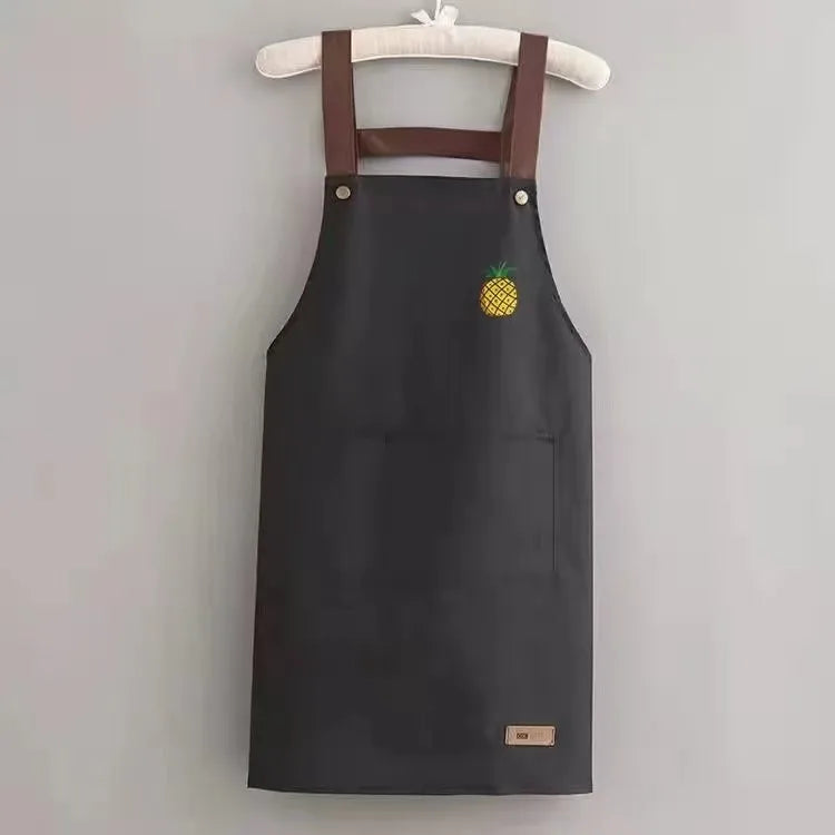 ropas de cocina ,chef Resistant Dirt Apron Waterproof and Oil Resistant Household Kitchen Cooking Fashion Apron Adult Work Clothes Kitchen Accessories