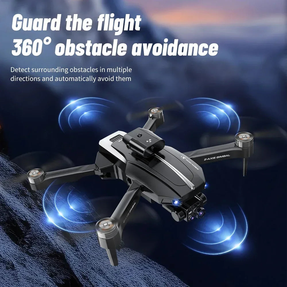 drone CS-12 Drone 4K Professional HD Camera 8K Photography Dron No GPS Foldable Quadcopter Obstacle Avoidance Brushless RC Toy