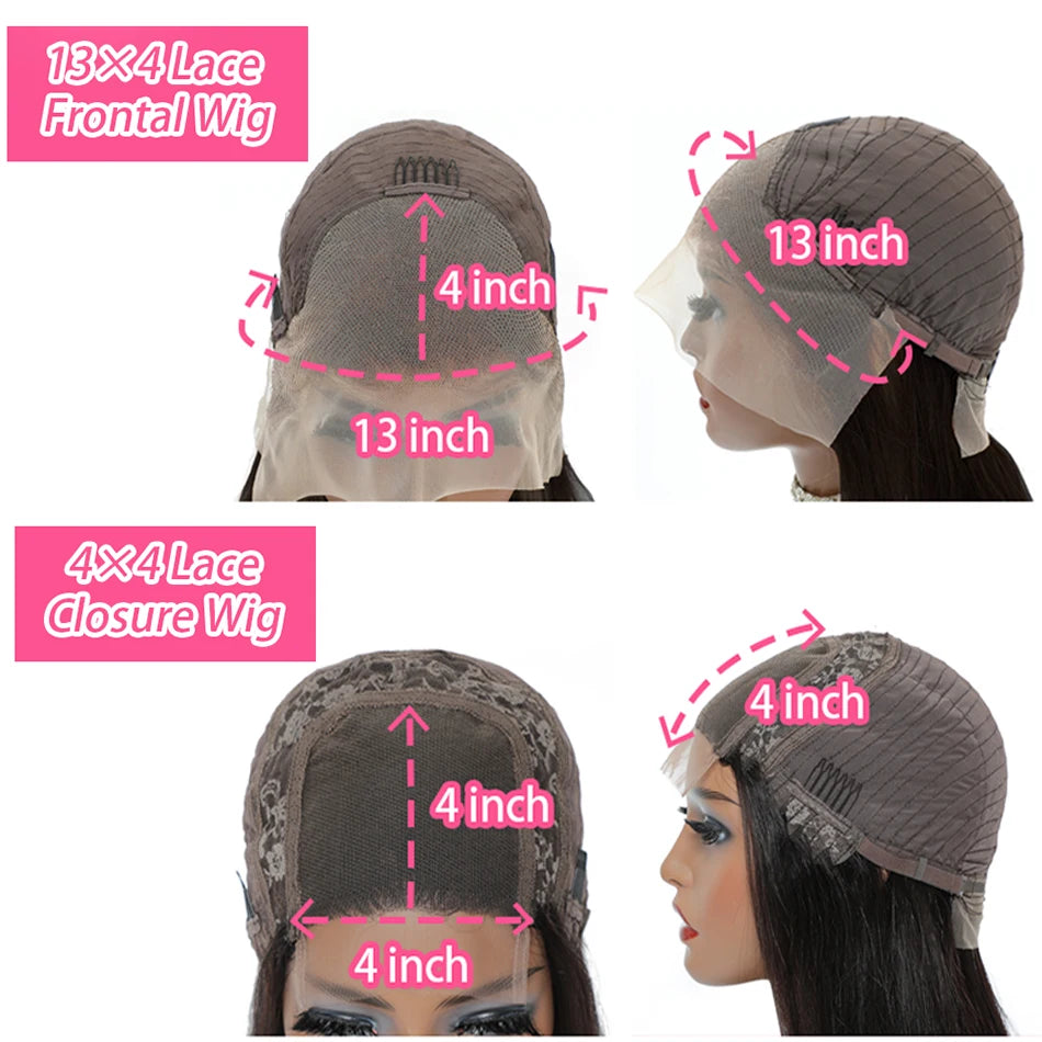 Pelucas De Cabello 100% Humano Body Wave Short Bob Wig Transparent Lace Front Remy Human Hair Wigs Loose Wave Closure Wig 180%