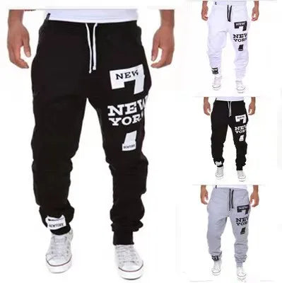 Pantalones informales para Hombre, ropa de calle con estampado de moda, estilo Hip Hop, K203