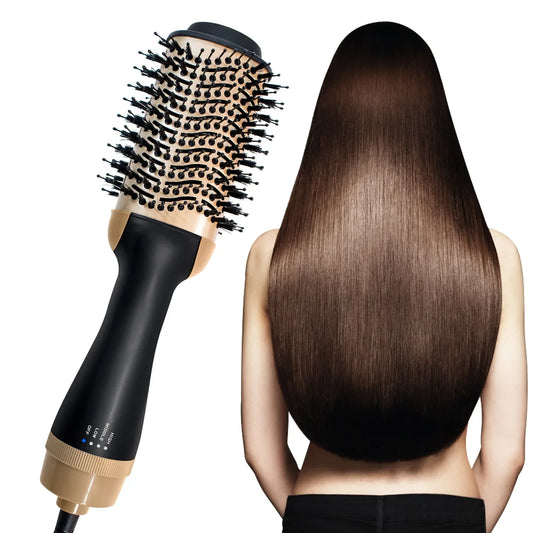 sechoir One Step Hair Dryer Brush Household Hot Air Brush & Volumizer Hair Curler Straightener Salon Hair Styling Tools