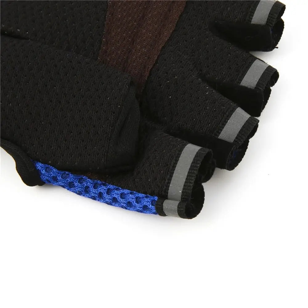 guantes gym  Kids Adult Half Finger Mesh Cycling Gloves Climbing Outdoor Sport Bicycle Bike Children Men Women Anti Slip Breathable Glove