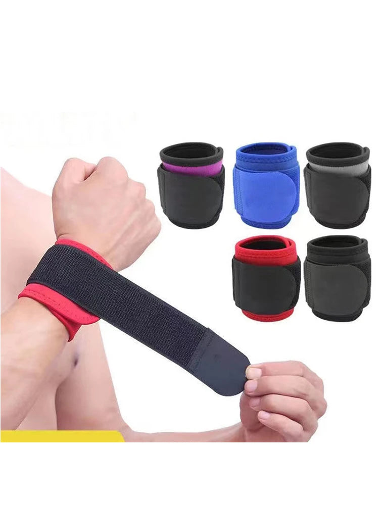 Sport Wristband Adjustable Sports Wrist Brace Injury Wrap Bandage Support Gym Strap Wristband Gym Safety Protector 1Pcs