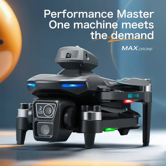 drones New XT-606 Max Drone 4k/6k HD 2.4G Dual Servo Optical Flow Brushless Folding Dual Camera WIFI Professional Aerial Camera Toy