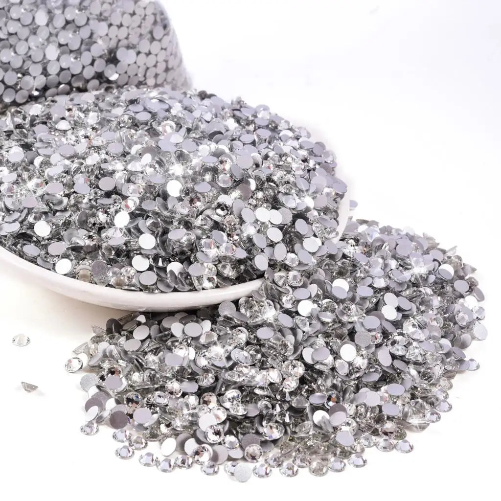 uñas 1440PCS Glitter Non Hotfix Rhinestones DIY Nail Accesories Crystals uñas accesorios y herramientas for Nail Charms Nails ネイルパーツ*