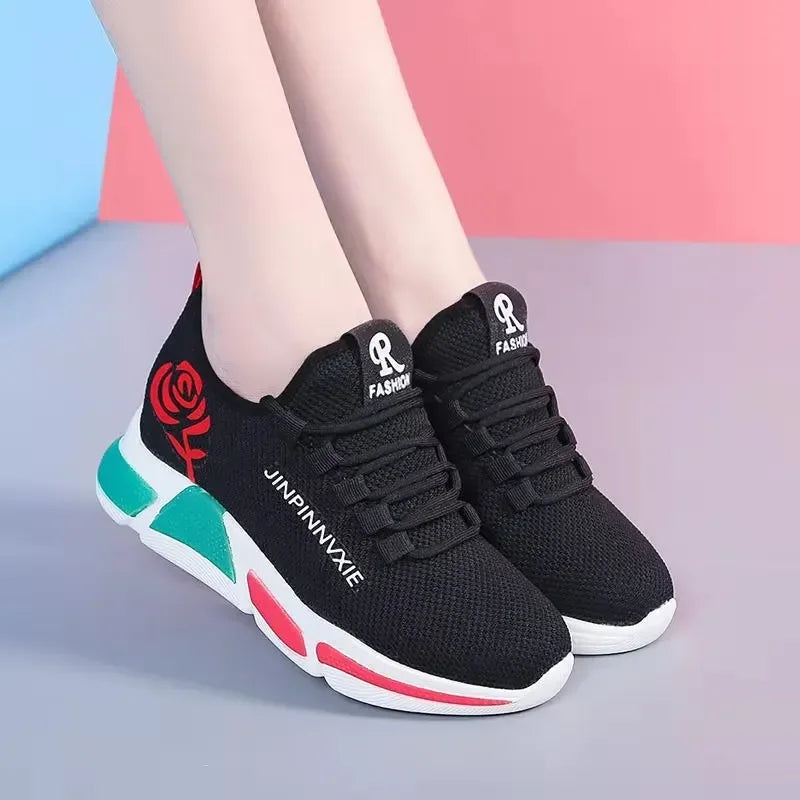 Tenis Feminino 2024 Women Tennis Shoes Outdoor Breathable Air Mesh Fitness Sneakers Walking Trainers Female Light Sport Shoes