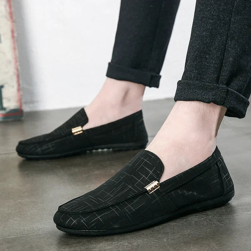 zapatos Fashion Men Casual Shoes Breathable Mens Driving Shoes Luxury Brand Men Loafers Comfort Slip-on Lightweight Lazy Shoes Moccasins