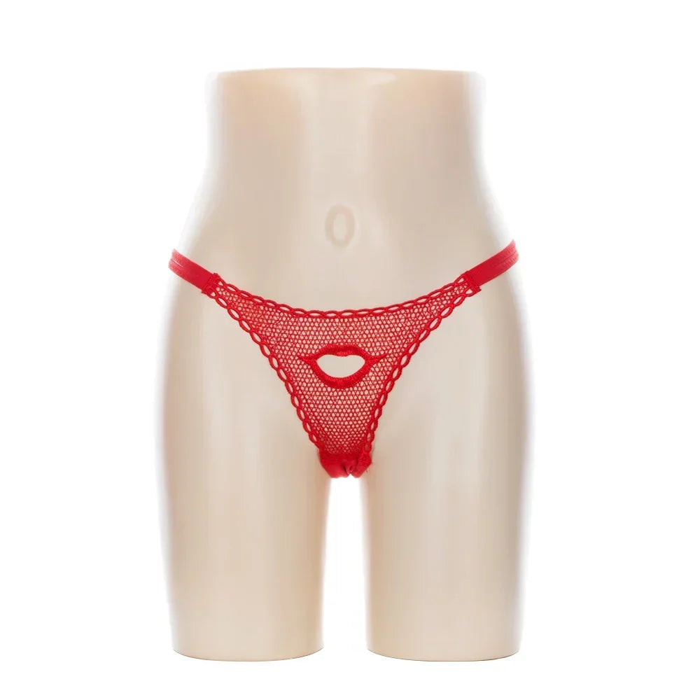 New lady Sexy G String Women's Panties Red  Thongs Ladies Roses Lace Lingerie Women's Underwear