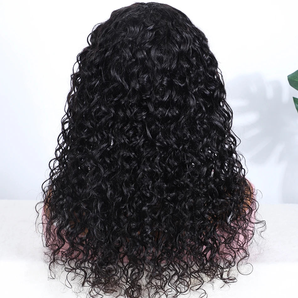 Curly U-part Wig Human Hair Wig Super Natural Realistic No Leave-out Thin Part Upgrade U-Part Wig for Beginners