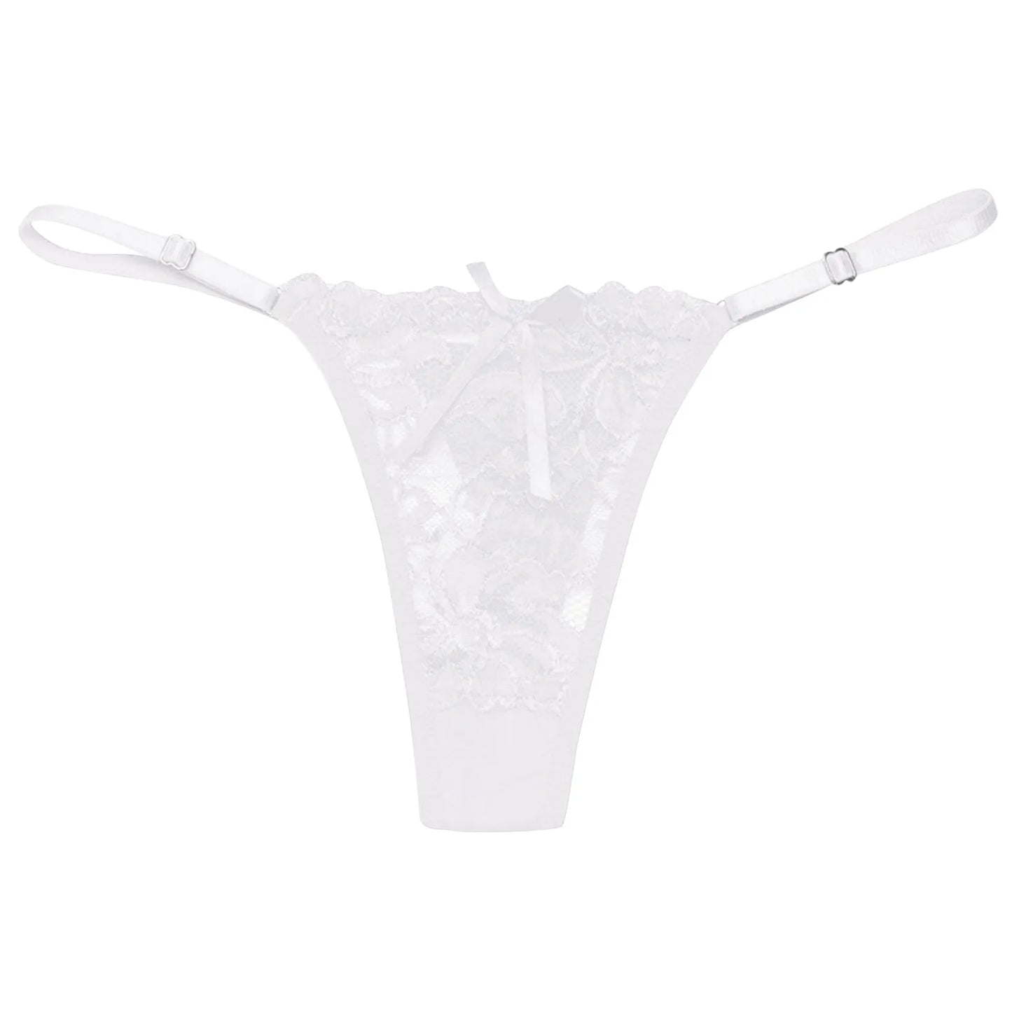 Women Thongs and G Strings Solid Color Bow Lace Panties Transparent Briefs Women Sexy Lingerie ropa interior mujer трусы женские