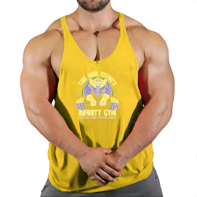 fitness pro ropa mens tank tops shirt gym tank top fitness clothing vest sleeveless cotton man canotte bodybuilding ropa hombre man clothes wear