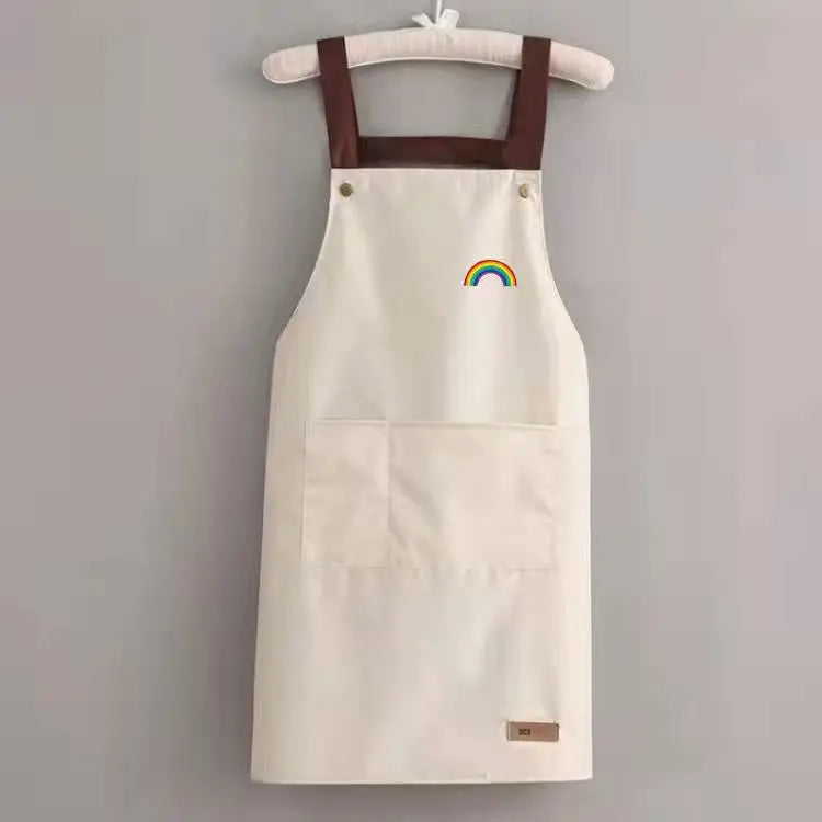 ropas de cocina ,chef Resistant Dirt Apron Waterproof and Oil Resistant Household Kitchen Cooking Fashion Apron Adult Work Clothes Kitchen Accessories