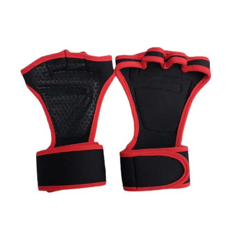 Weight Lifting Training Body Building Gloves Women Men Black Gym Hand Palm Wrist Protector Gloves Outdoor Sports Cycling Gloves