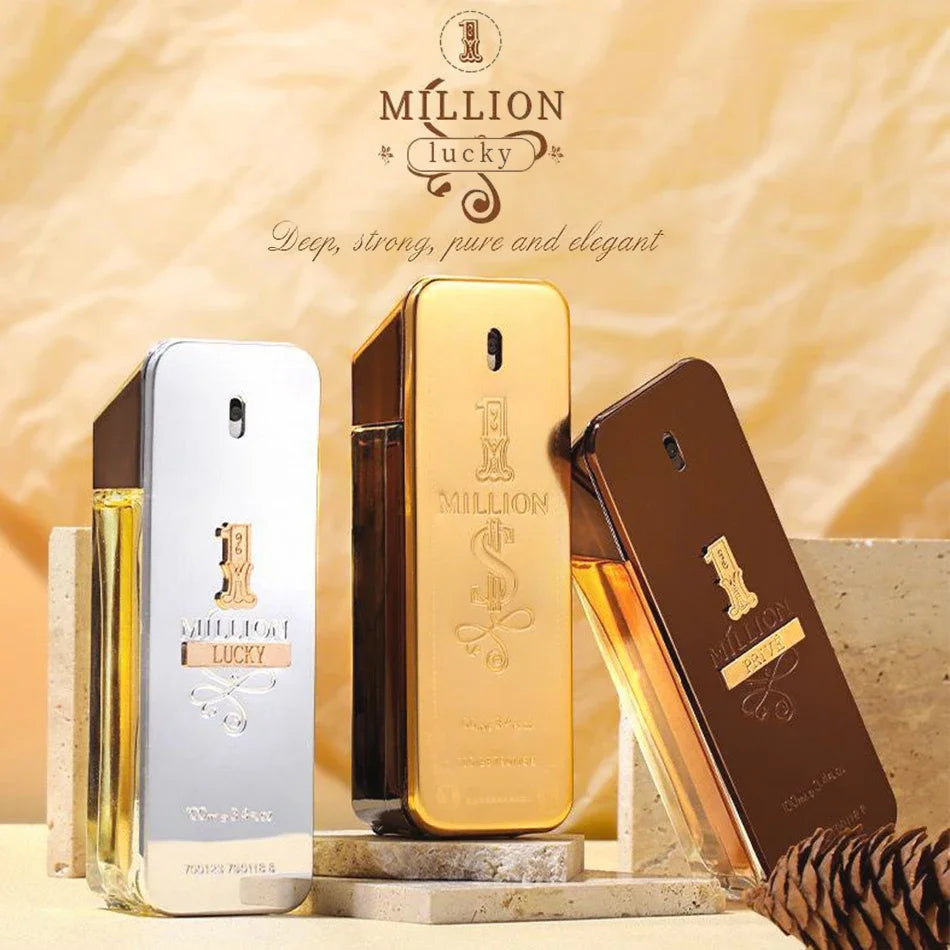 perfume one million New Soft Golden Millionaire Men'S Seductive Leather Notes Best Gifts for Men and Women 100ml Festival Birthday Gift