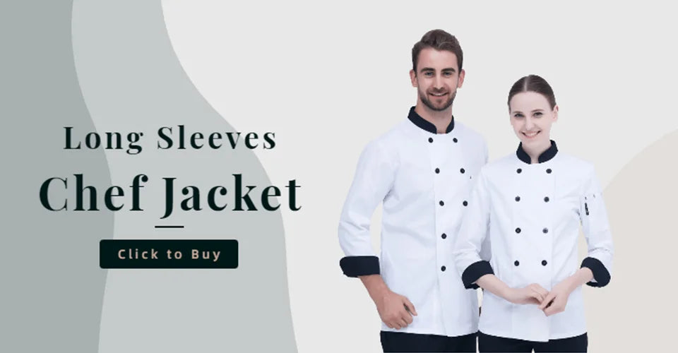 ropas de cocina ,chef Double Breasted Chef Coat Short Sleeves Restaurant Hotel Cook Uniform Kitchen Cooking Jacket Cafe Bakery Work Shirt Breathable