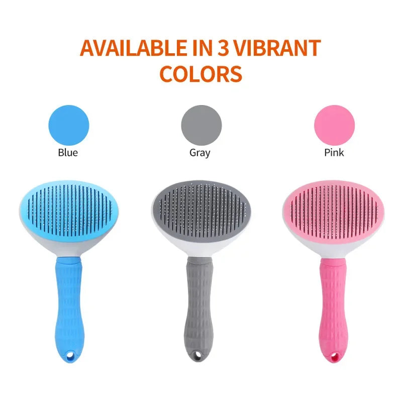 Pet Dog Hair Brush Cat Comb Grooming And Care Cat Brush Stainless Steel Comb For Long Hair Dogs Cleaning Pets Dogs Accessories