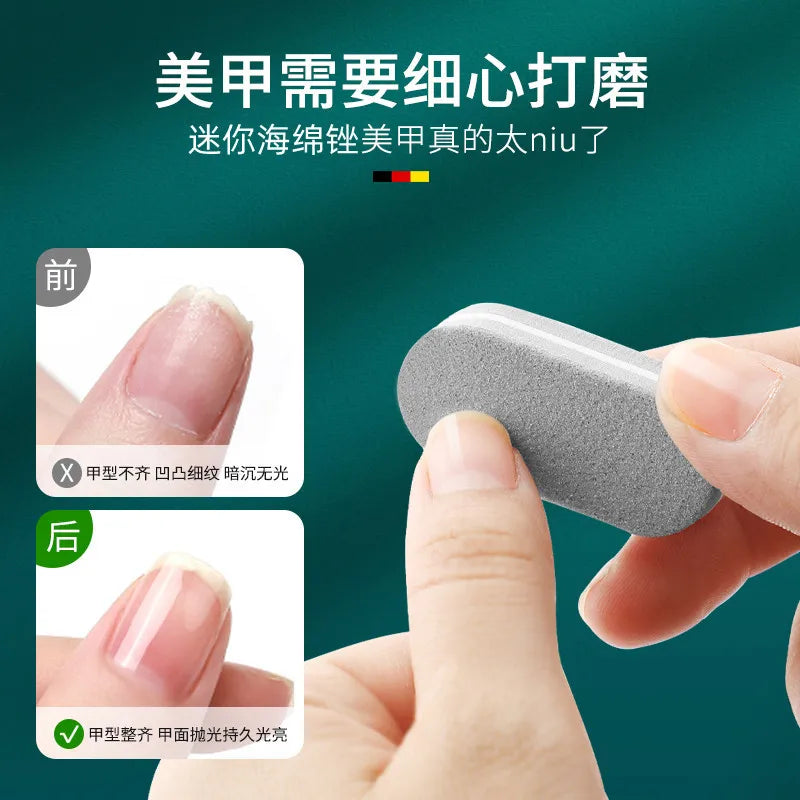 lima de uñas 1pc Mini Nails Sponge File Buffer Block Buffing Sanding File Professional Pedicure Manicure Tool Colorful Nail File