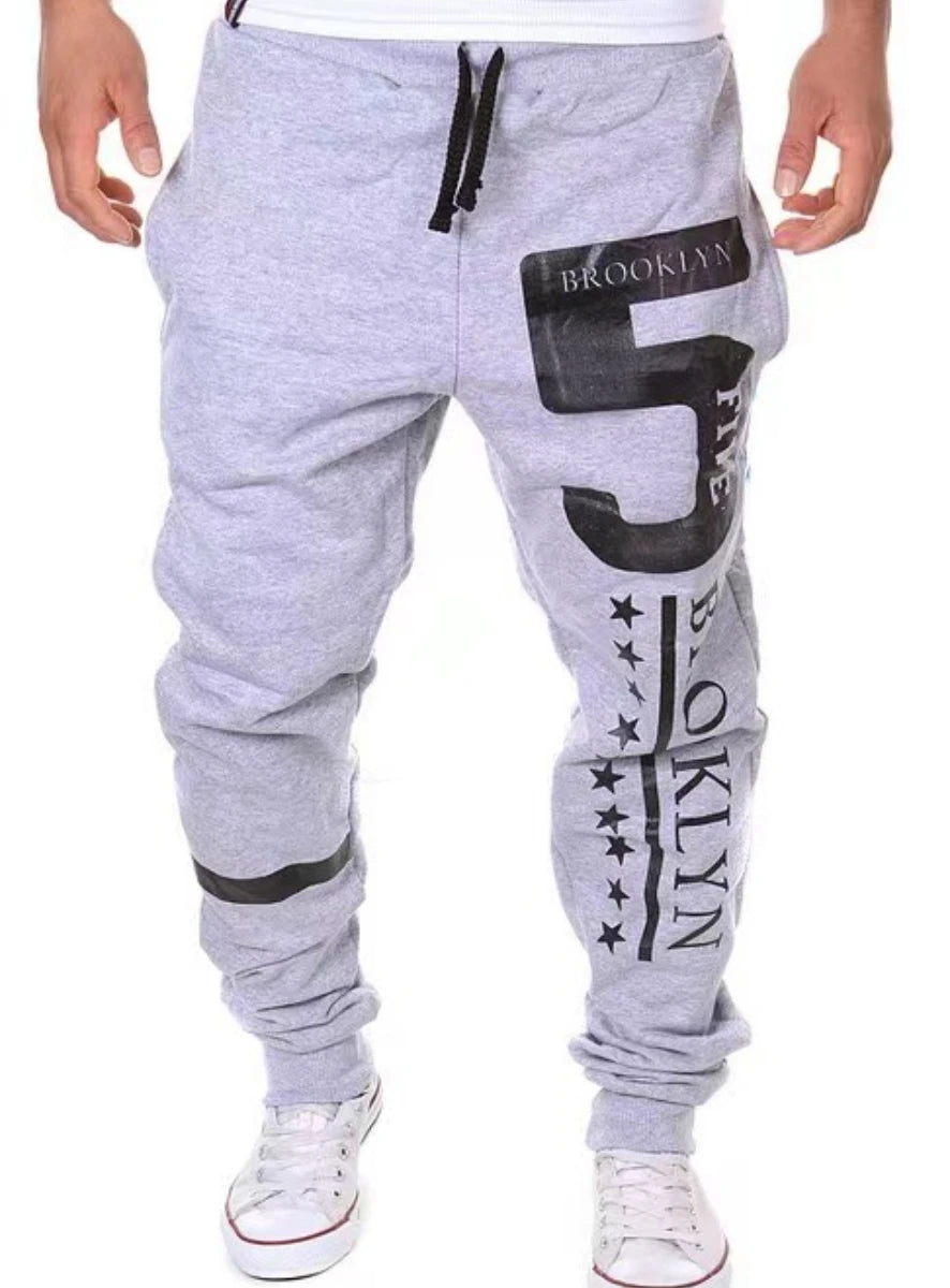 Pantalones informales para Hombre, ropa de calle con estampado de moda, estilo Hip Hop, K203