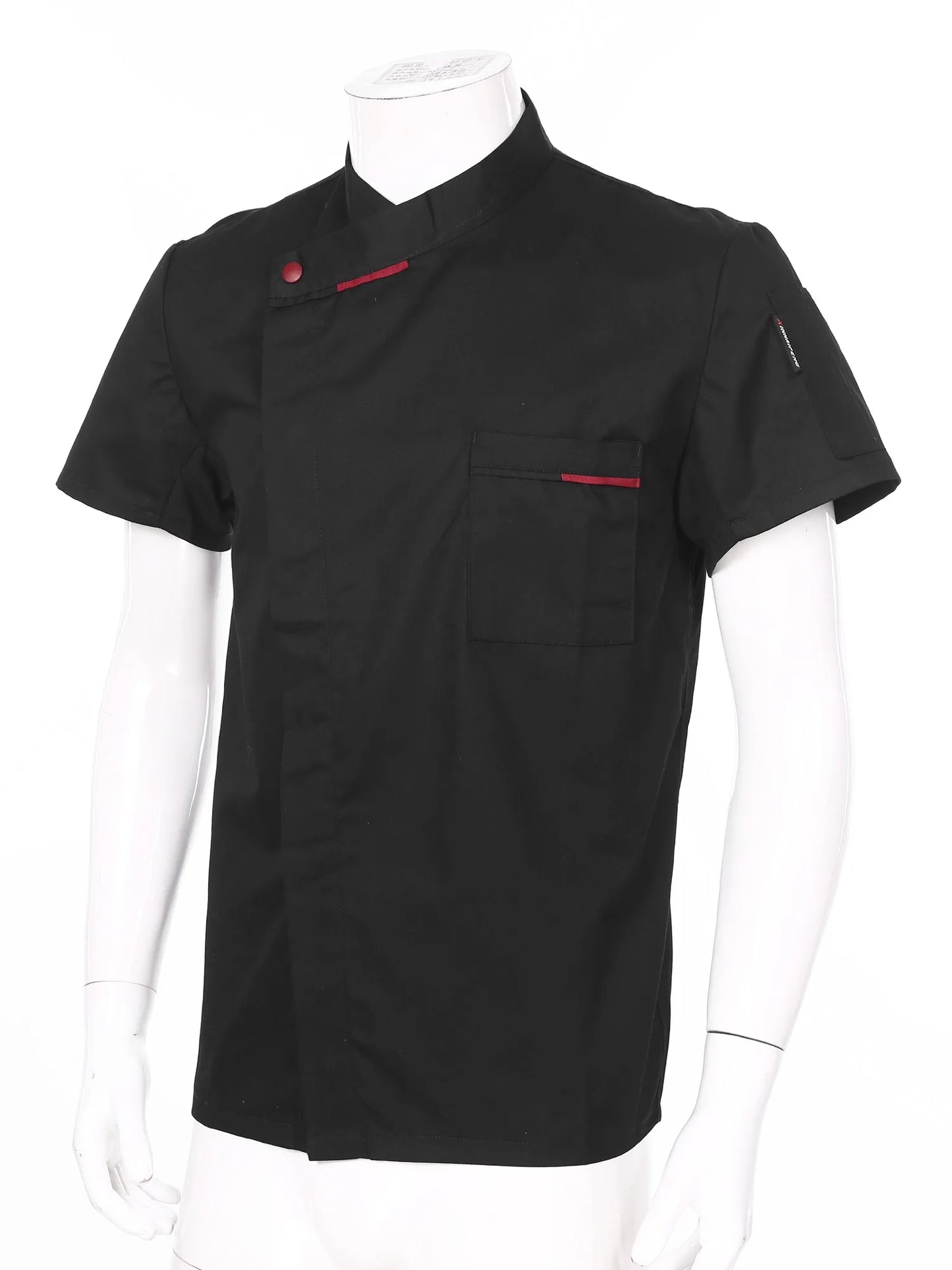 ropas de cocina ,chef Mens Womens Short Sleeve Chef Coat Kitchen Restaurant Chef Jacket Uniform Coffee Bakery Hotel Canteen Waiter Work Clothes Shirt